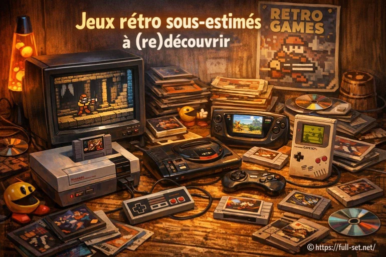 Jeux rétro sous-estimés à (re)découvrir absolument