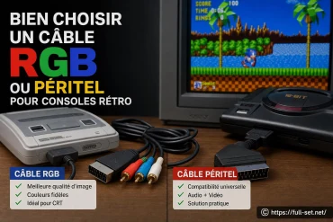 Bien choisir un câble RGB ou péritel pour profiter pleinement de vos consoles rétro
