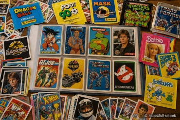 Plus belles collections de cartes et stickers rétro à découvrir pour les nostalgiques