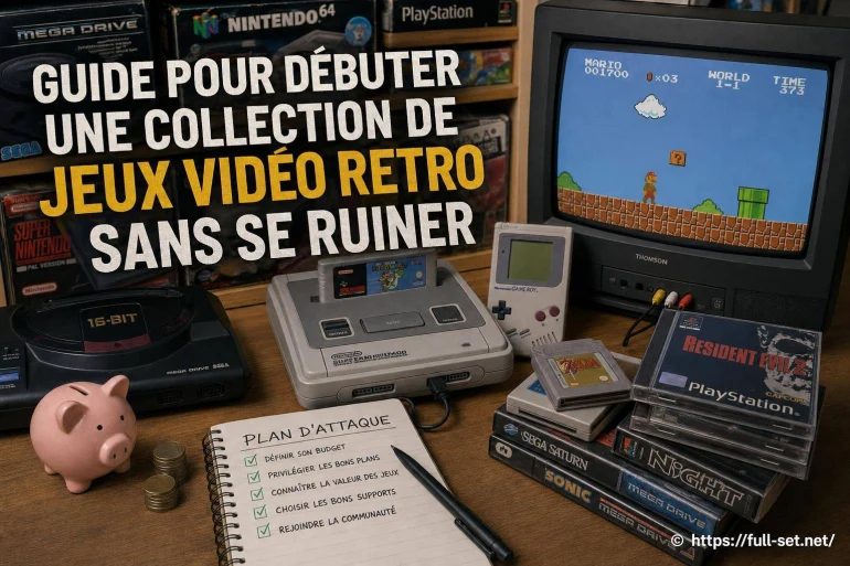 Guide pour débuter une collection de jeux vidéo rétro sans se ruiner