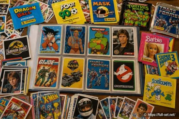 Plus belles collections de cartes et stickers rétro à découvrir pour les nostalgiques