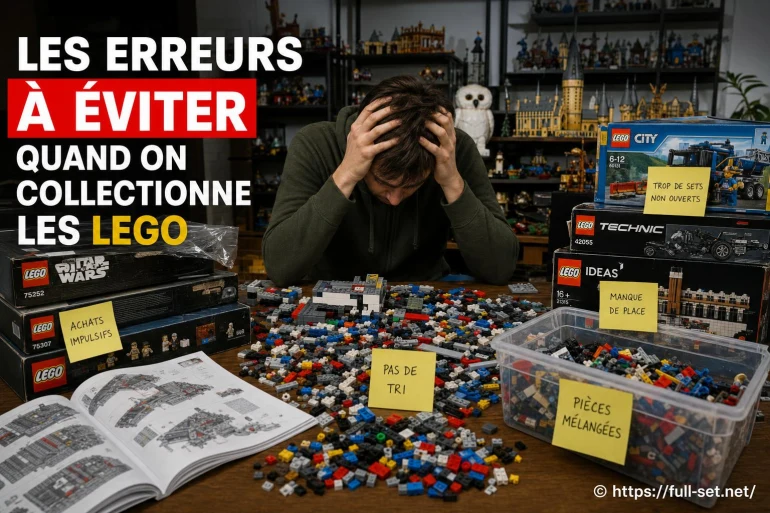 Les erreurs à éviter quand on collectionne les LEGO pour bien réussir sa collection