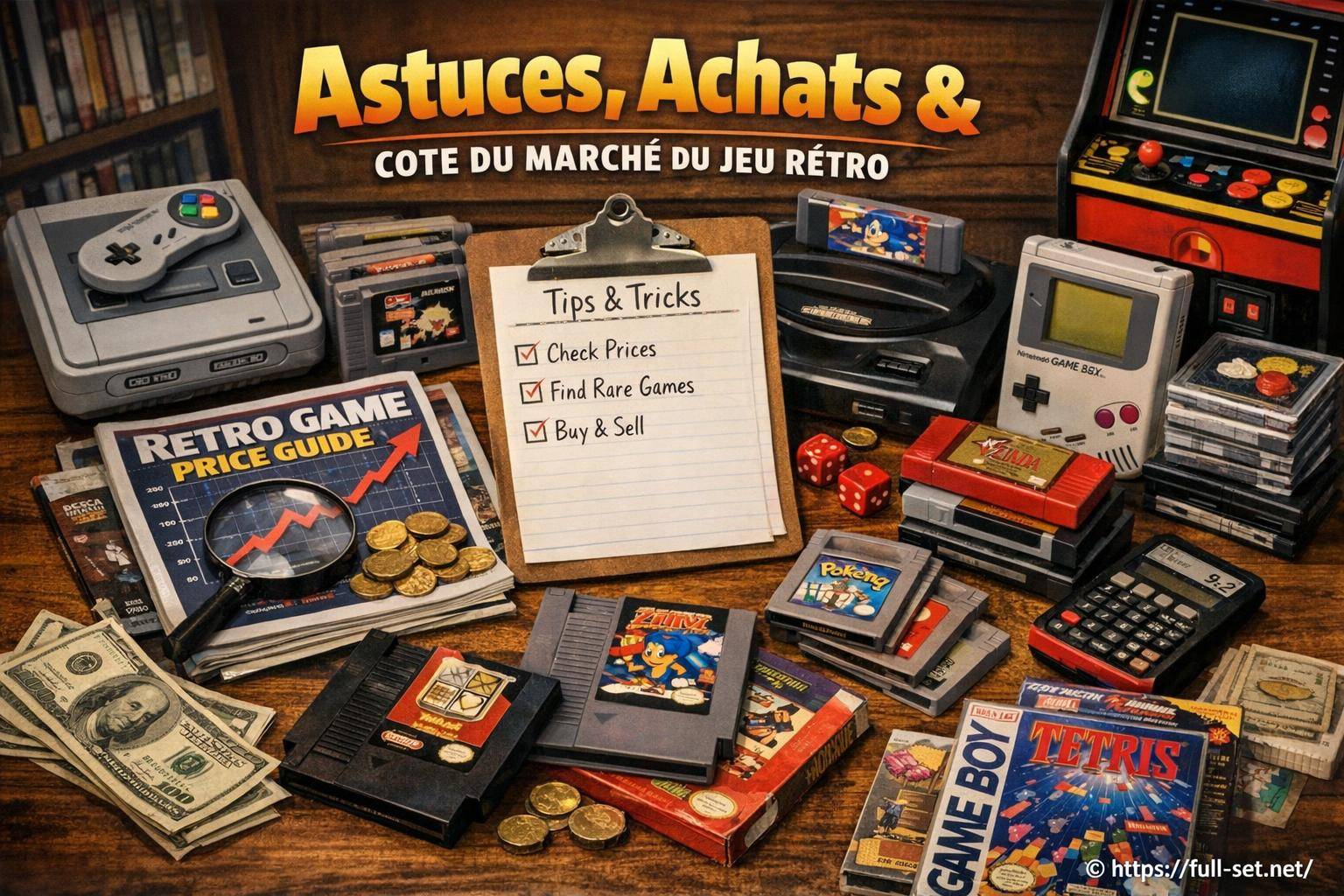 Astuces, achats et cote du marché du jeu retro