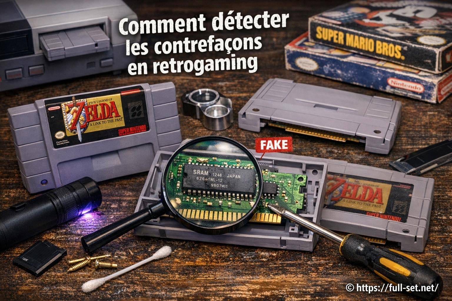 Comment détecter les contrefaçons en retrogaming
