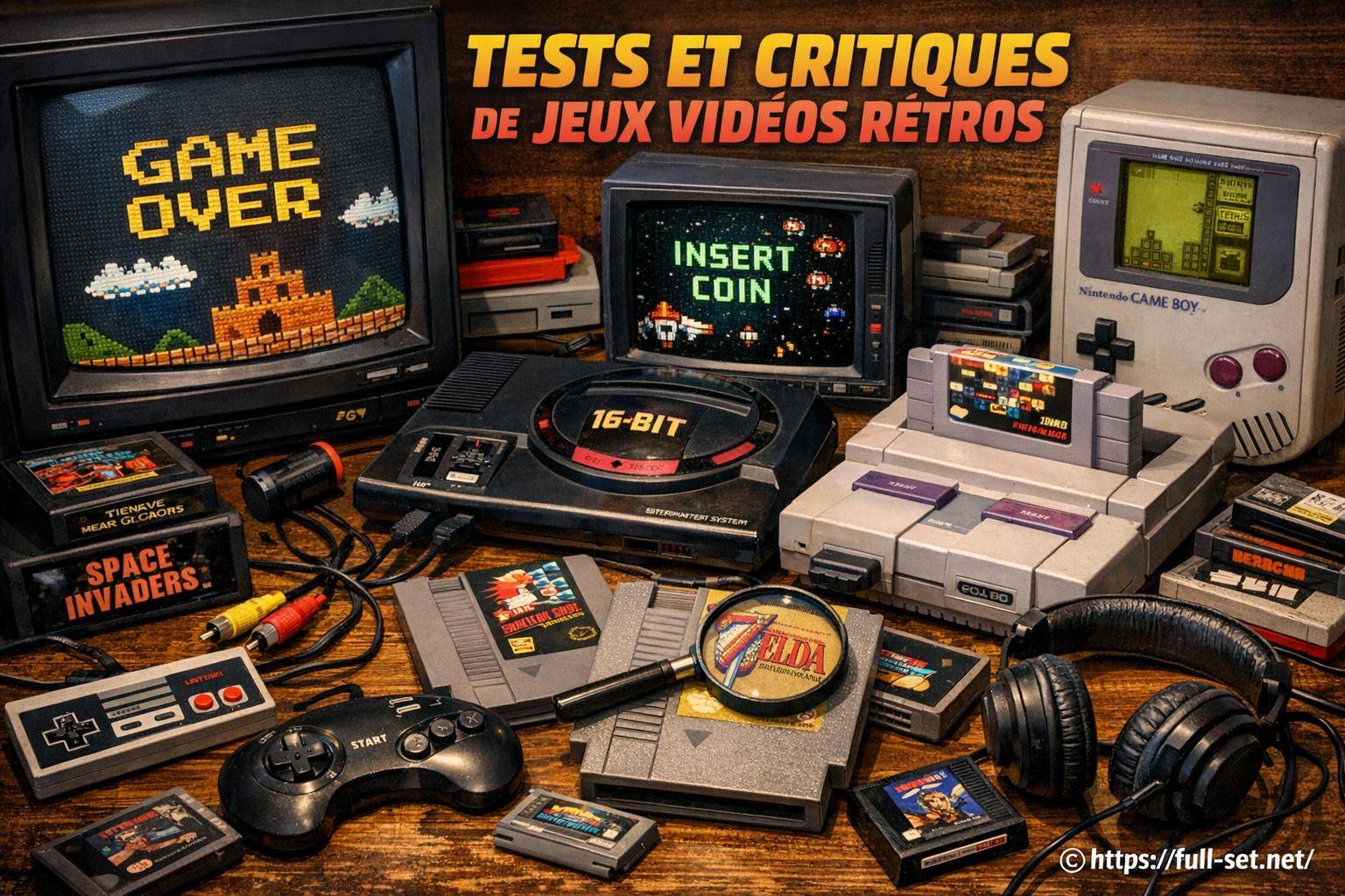 Tests et critiques de jeux vidéos retros