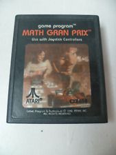 Covers Math Gran Prix atari2600