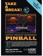 Covers Night Mission Pinball commodore64