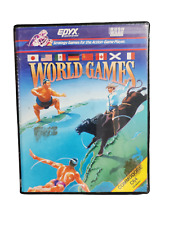 Covers World Games commodore64