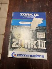 Covers Zork III: The Dungeon Master commodore64