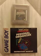 Covers InfoGenius Productivity Pak: Personal Organizer and Phone Book gameboy