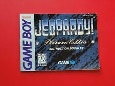 Covers Jeopardy! Platinum Edition gameboy