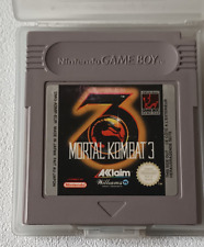 Covers Mortal Kombat 3 gameboy