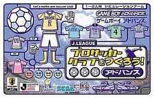 Covers J.League Pro Soccer Club o Tsukuro! Advance gameboyadvance