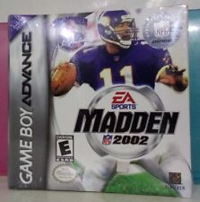 Covers Madden NFL 2002 gameboyadvance