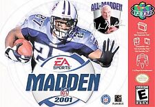 Covers Madden NFL 2000 nintendo64