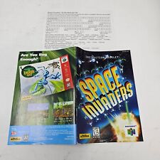 Covers Space Invaders nintendo64
