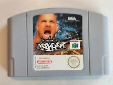 Covers WCW Mayhem nintendo64