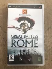 Covers The History Channel: Great Battles of Rome psp