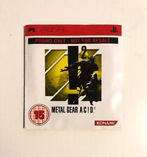 Covers Metal Gear Acid 2 psp
