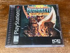 Covers Romance of the Three Kingdoms IV: Wall of Fire psx