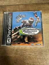 Covers Championship Motocross 2001 featuring Ricky Carmichael psx