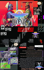 Covers Rise of the Phoenix snes