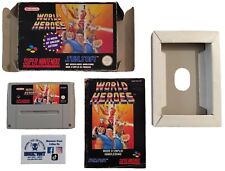 Covers World Heroes snes