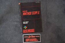 Covers Nintendo Scope 6 snes