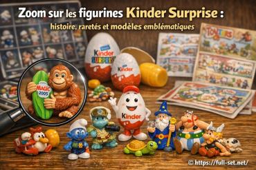 Zoom sur les figurines Kinder Surprise : histoire, raretés et modèles emblématiques