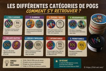 Les différentes catégories de POGS à collectionner : comment s’y retrouver ?