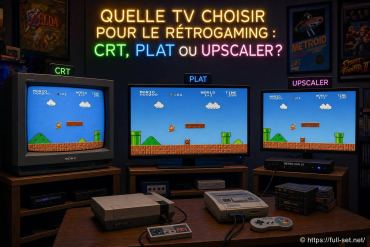 Quelle TV choisir pour le rétrogaming : CRT, écran plat ou upscaler ?