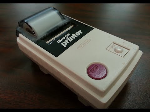Illustration vidéo de Game Boy Printer