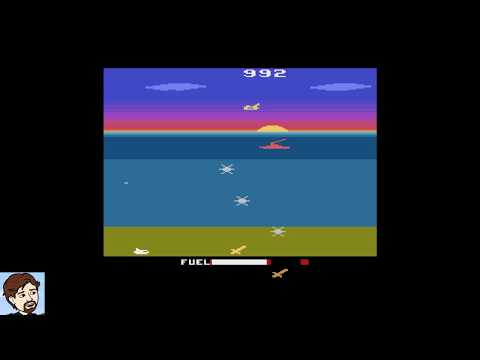 Scène de jeu de Crash Dive sur Atari 2600