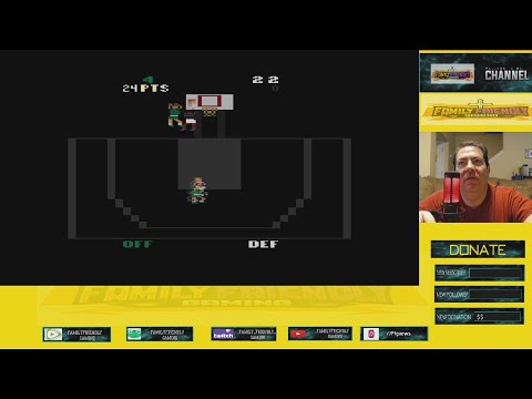 Aperçu du jeu Double Dunk sur Atari 2600