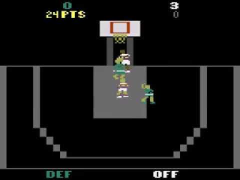 Capture de Double Dunk sur Atari 2600