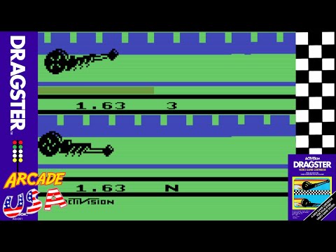 Screen de Dragster sur Atari 2600