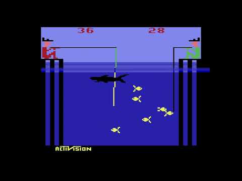 Screen de Fishing Derby sur Atari 2600