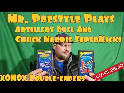 Screen de Artillery Duel & Chuck Norris Superkicks sur Atari 2600