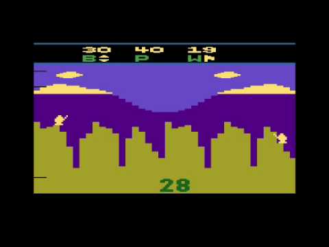 Screen de Artillery Duel & Ghost Manor sur Atari 2600