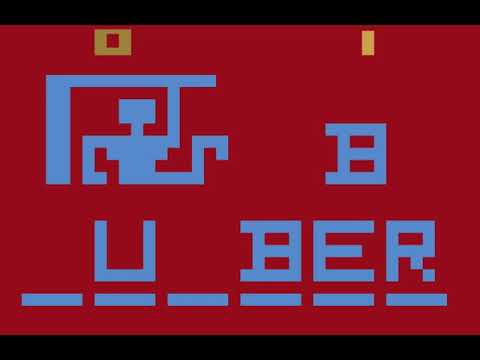 Screen de Hangman sur Atari 2600