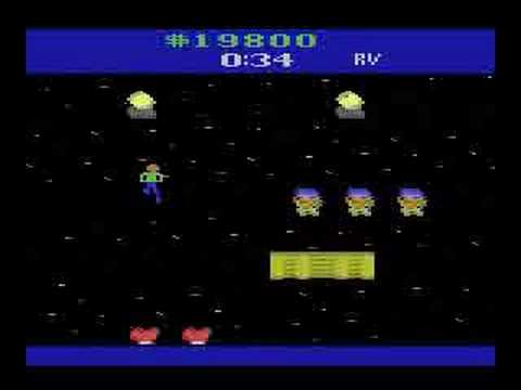 Scène de jeu de Journey Escape sur Atari 2600