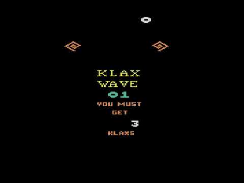 Klax sur Atari 2600