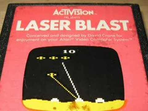 Screen de Laser Blast sur Atari 2600