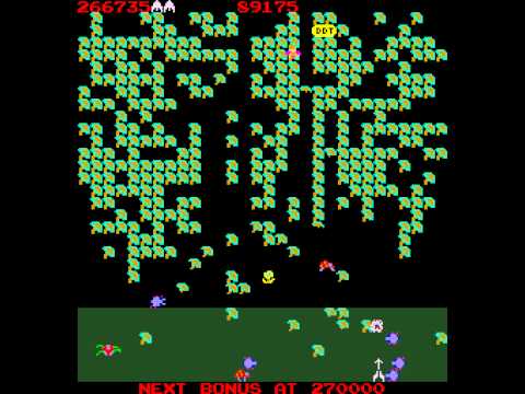 Screen de Millipede sur Atari 2600