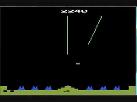 Image du jeu Missile Command sur Atari 2600