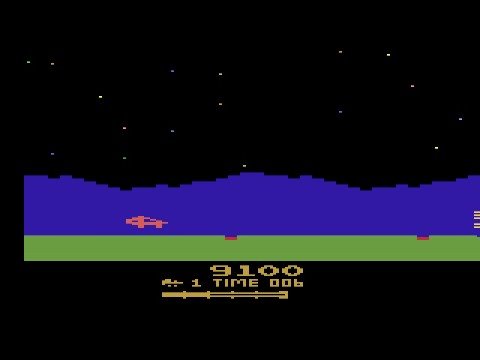 Screen de Moon Patrol sur Atari 2600