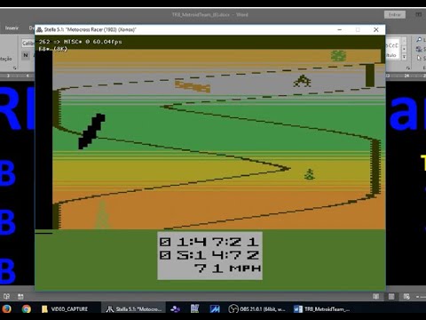 Screen de Motocross sur Atari 2600