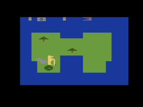Scène de jeu de My Golf sur Atari 2600