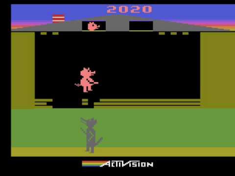 Screen de Oink! sur Atari 2600