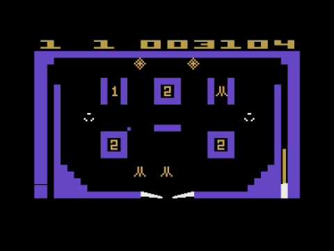 Screen de Pinball sur Atari 2600
